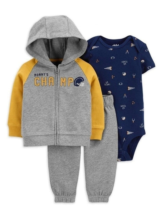 Carter's 3 PC Mommy's Champ hood set