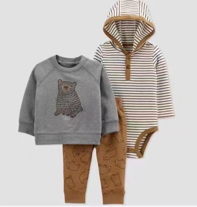 Carter's 3 PC bear hood set