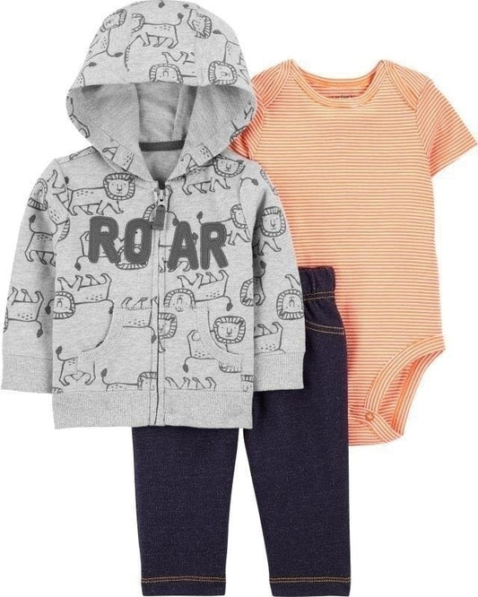 Carter's 3 PC ROAR lion character hood set