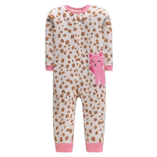Carter's fleece Cat character onesie