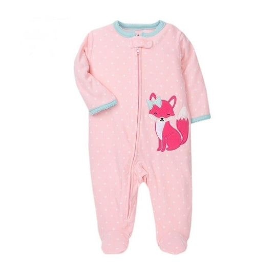 Carter's fleece footed character onesie